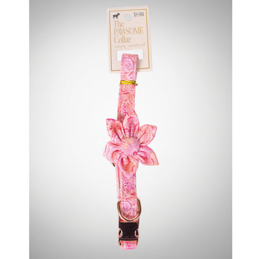 Simply Southern® Pet Collar: Pink Paisley