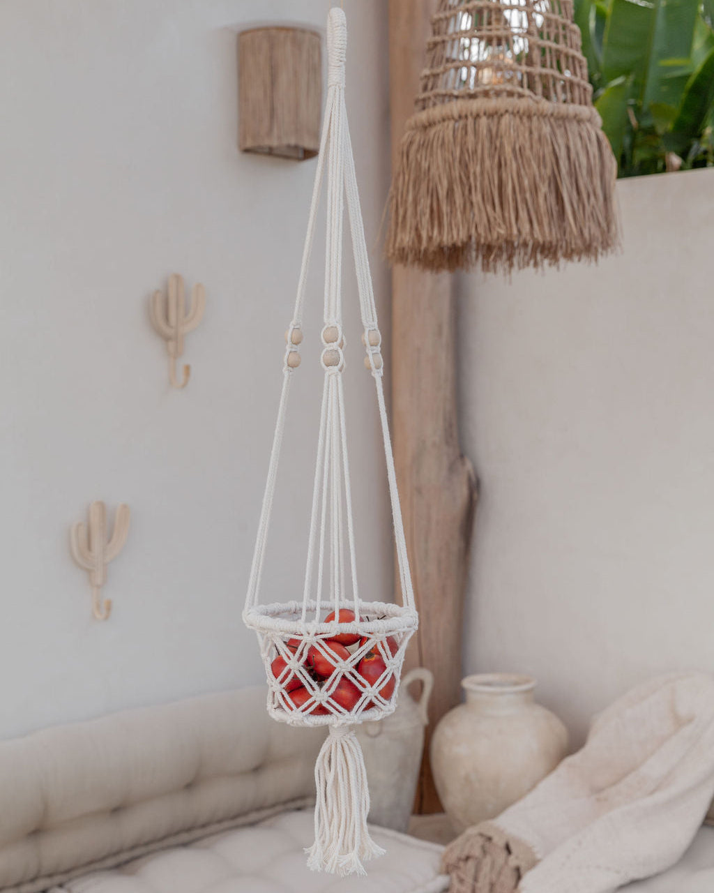 Macrame Cotton Plant Hangers