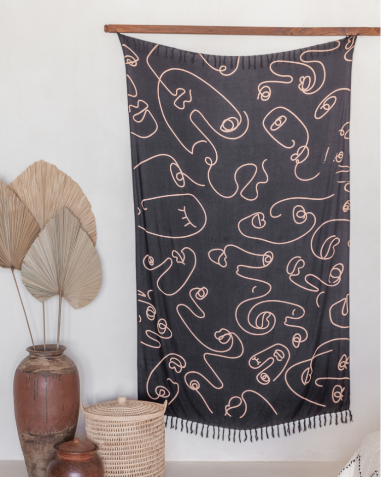 Faces Tapestry Sarong