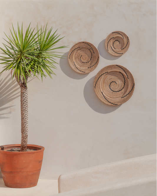 Rama Natural Wall Baskets