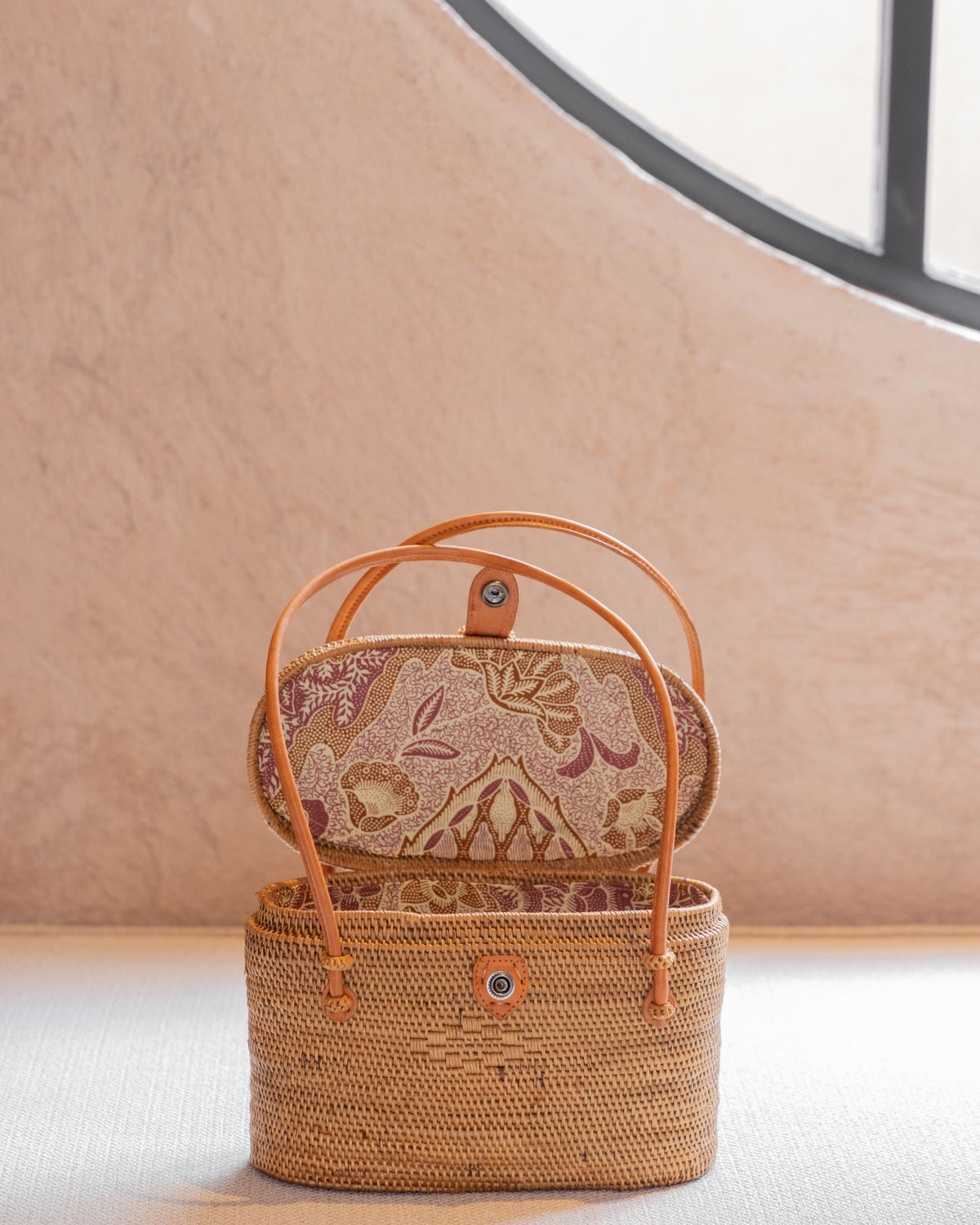 Opal Rattan Purse