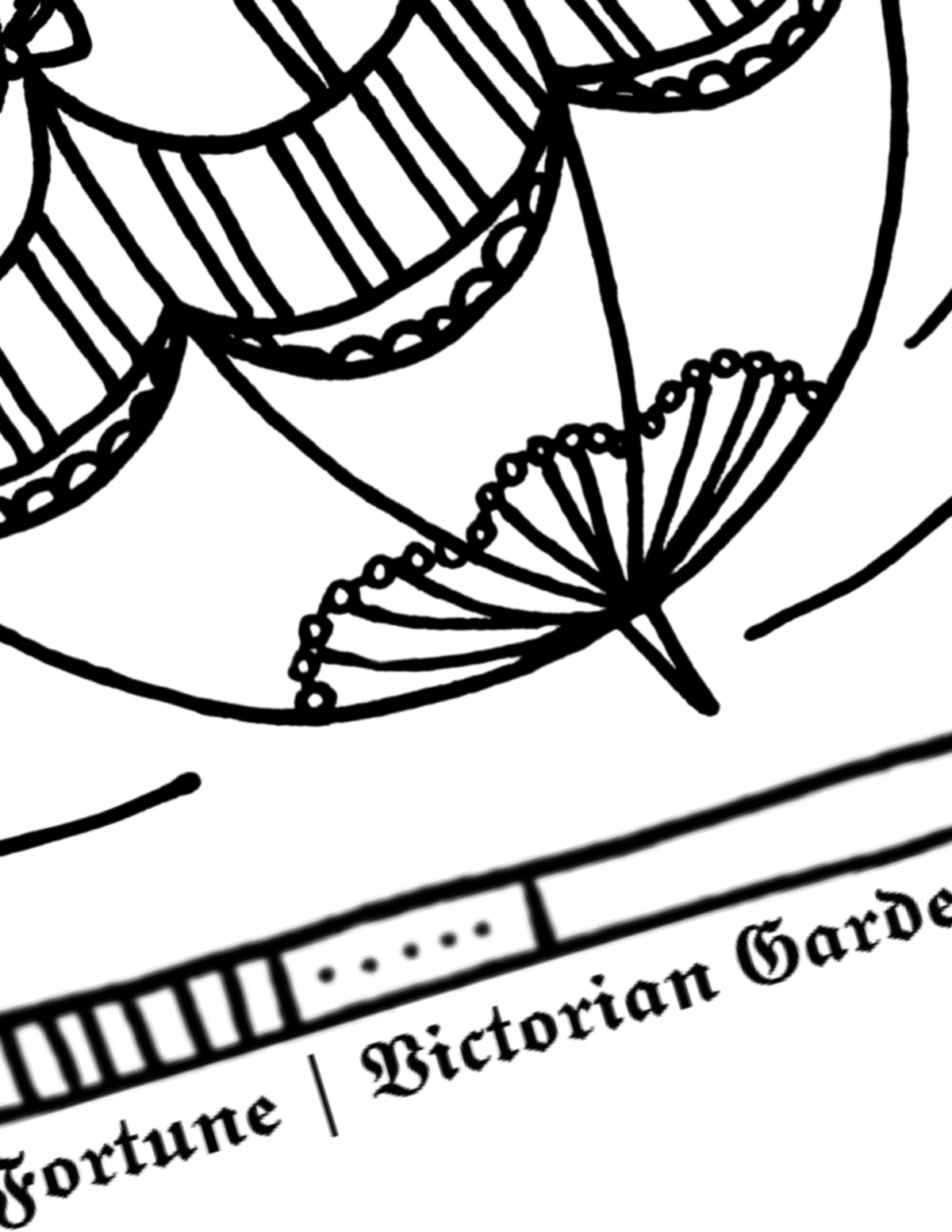 Major Arcana Tarot Coloring Page - 𝖂𝖍𝖊𝖊𝖑 𝖔𝖋 𝕱𝖔𝖗𝖙𝖚𝖓𝖊