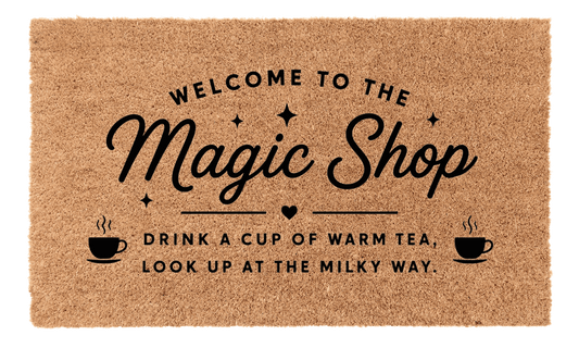Welcome to the Magic Shop Coir Mat