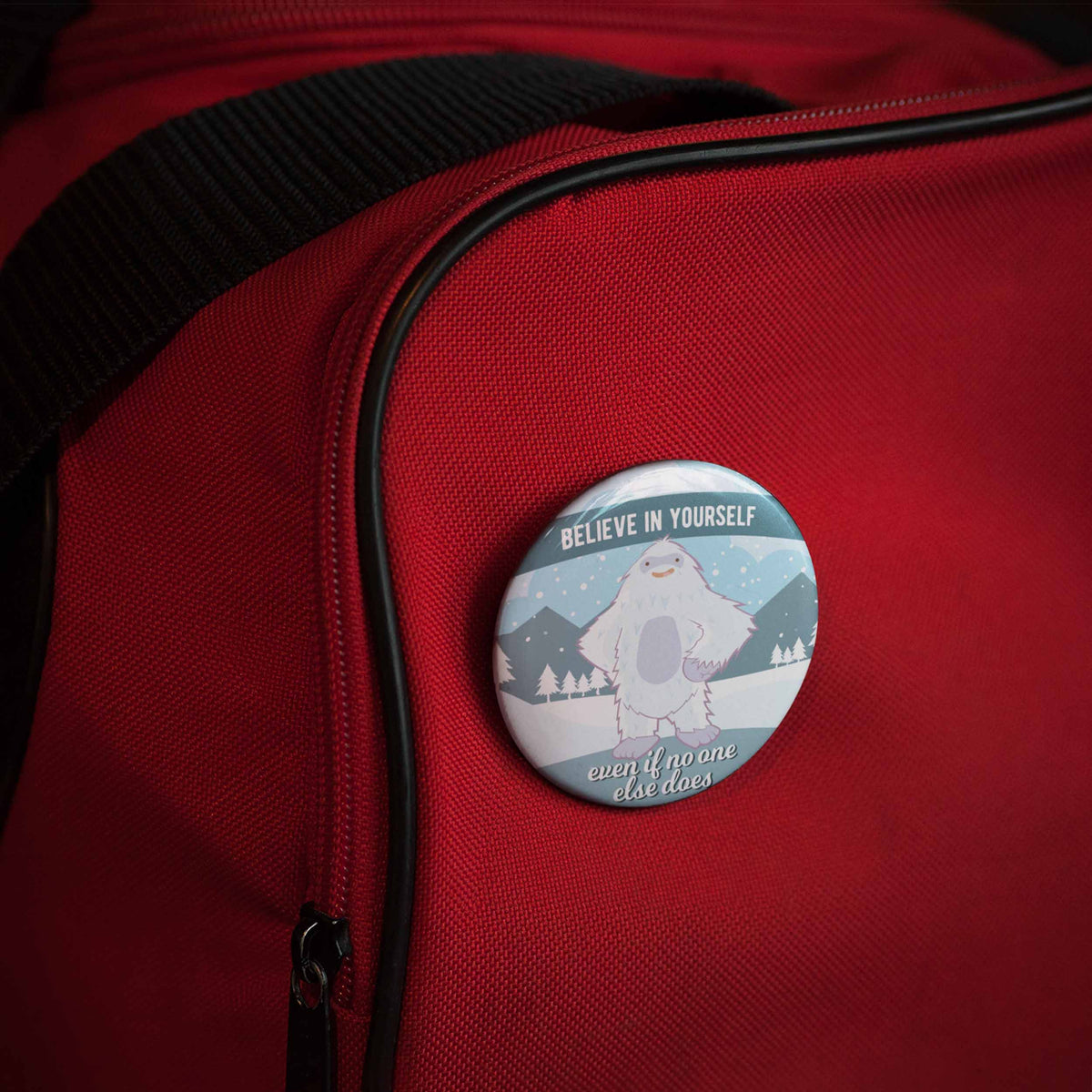 Believe Yeti Pin - 2.25" Button