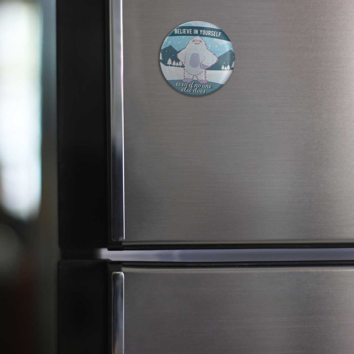 Believe Yeti Refrigerator Magnet