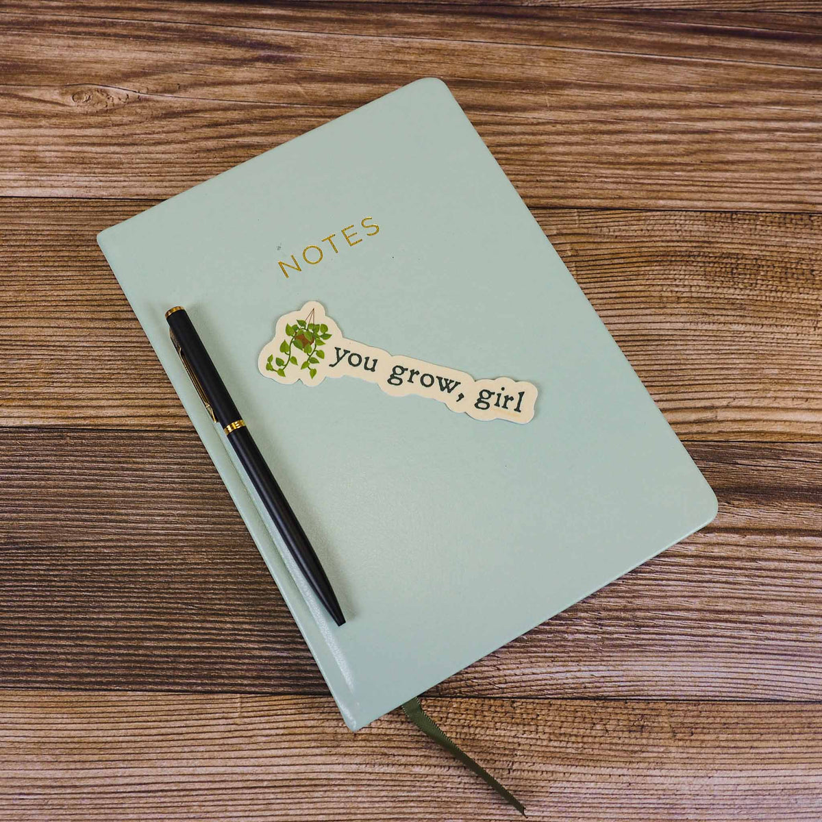 You Grow Girl Plant Sticker
