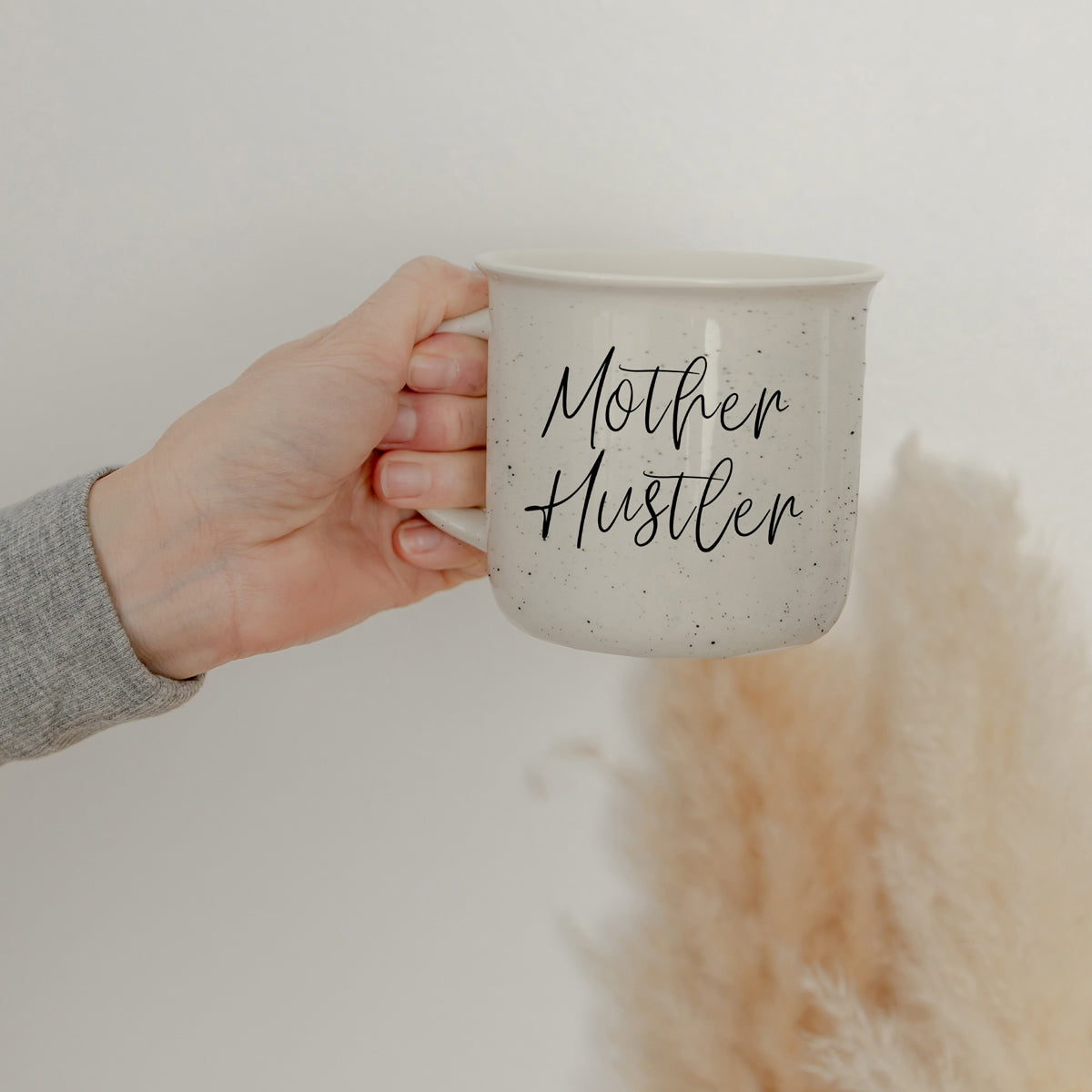 Mother Hustler 14.5oz Ceramic Coffee Mug - Funny Mom Hustle Gift For Moms