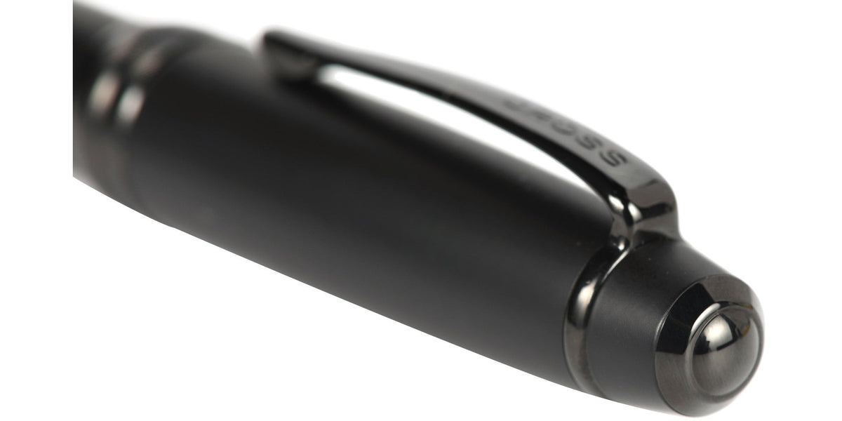 Bailey™ Matte Black Lacquer Stainless Steel Extra-Fine Nib Fountain Pen