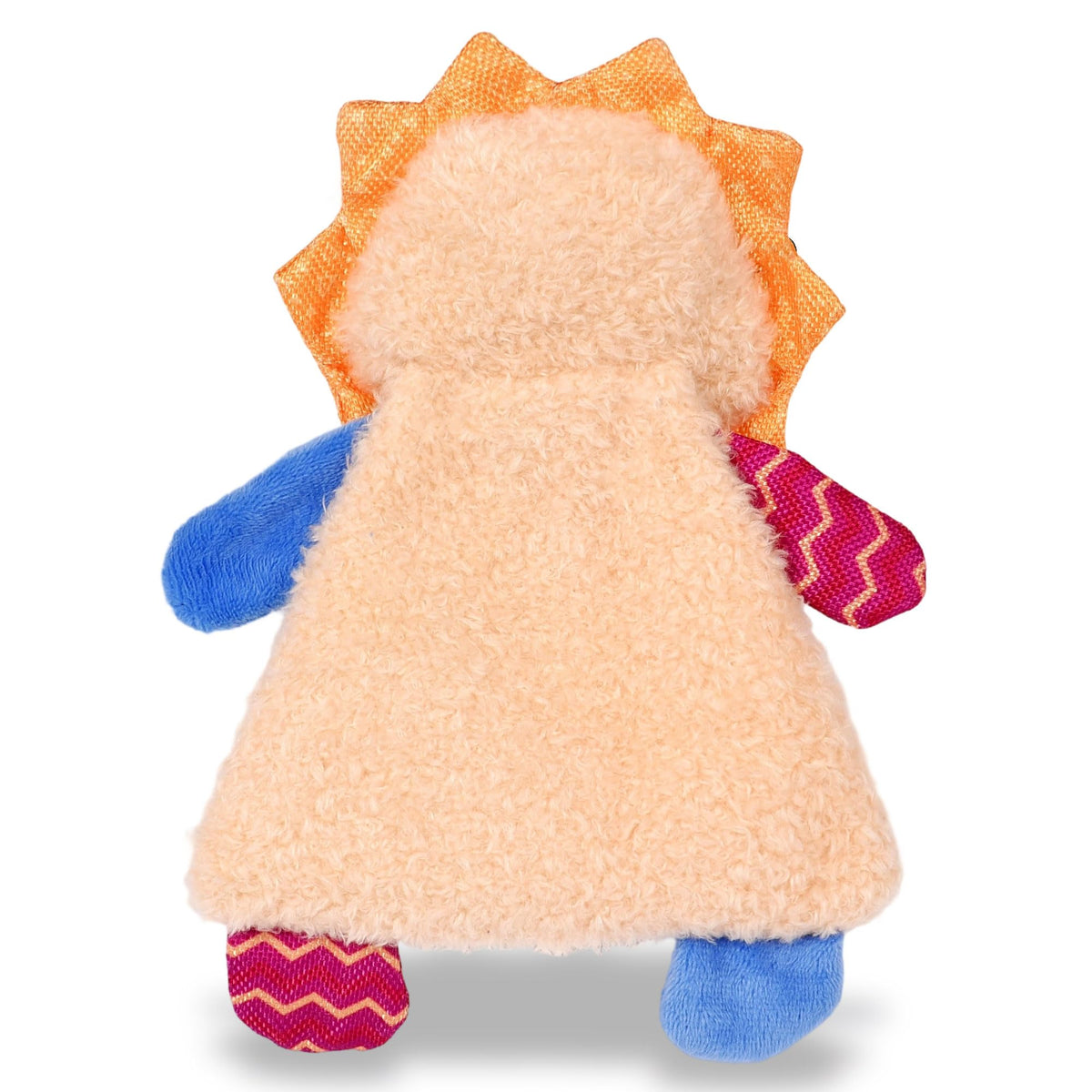 Squeaky Stuffed Dog Toy Small, No-Stuffing Crinkle Paper Dog Birthday Toy With Dual Squeakers, Interactive Durable Plush Puppy Toy For Small Medium Dogs, Washable, Cute Stuffed Animal Toy