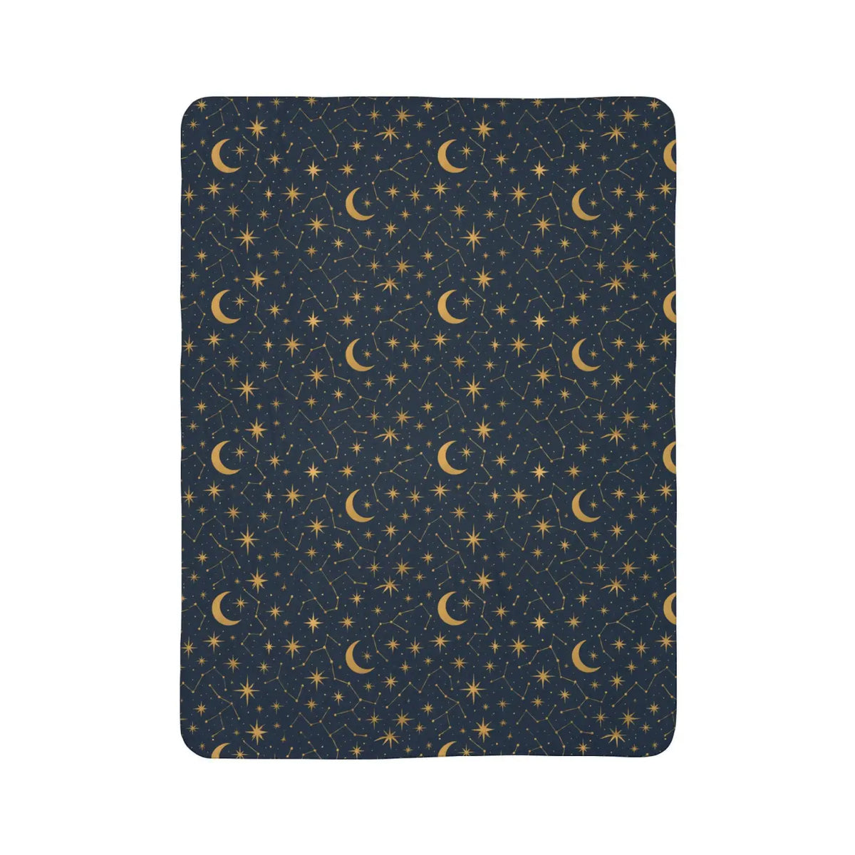 DipaliZ Celestial Sherpa Blanket Ultimate Warmth Fleece