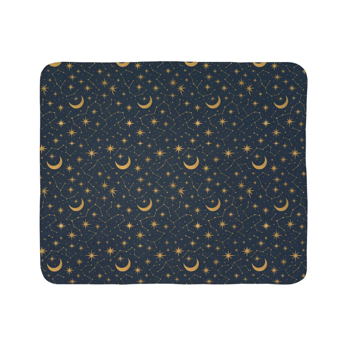 DipaliZ Celestial Sherpa Blanket Ultimate Warmth Fleece