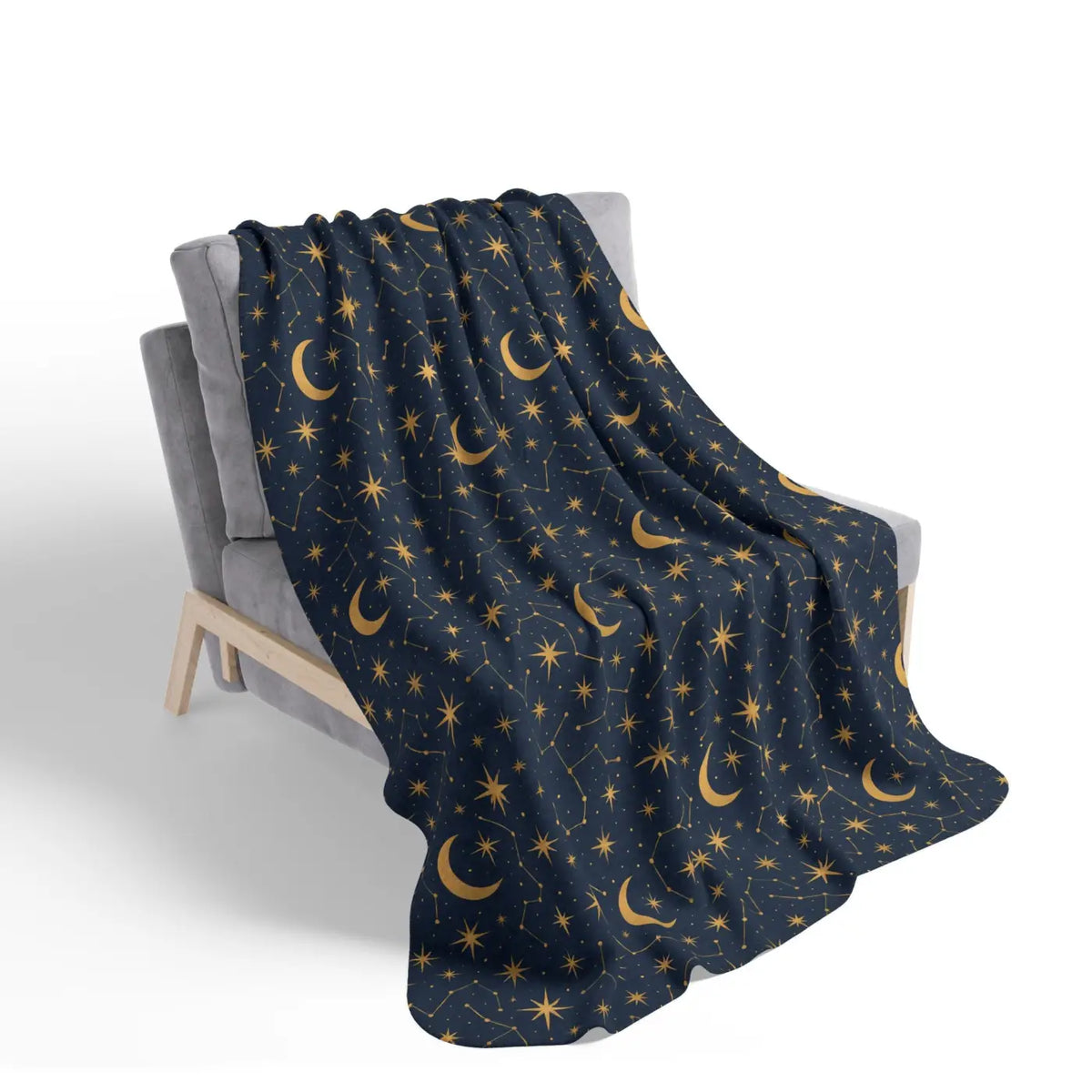 DipaliZ Celestial Sherpa Blanket Ultimate Warmth Fleece