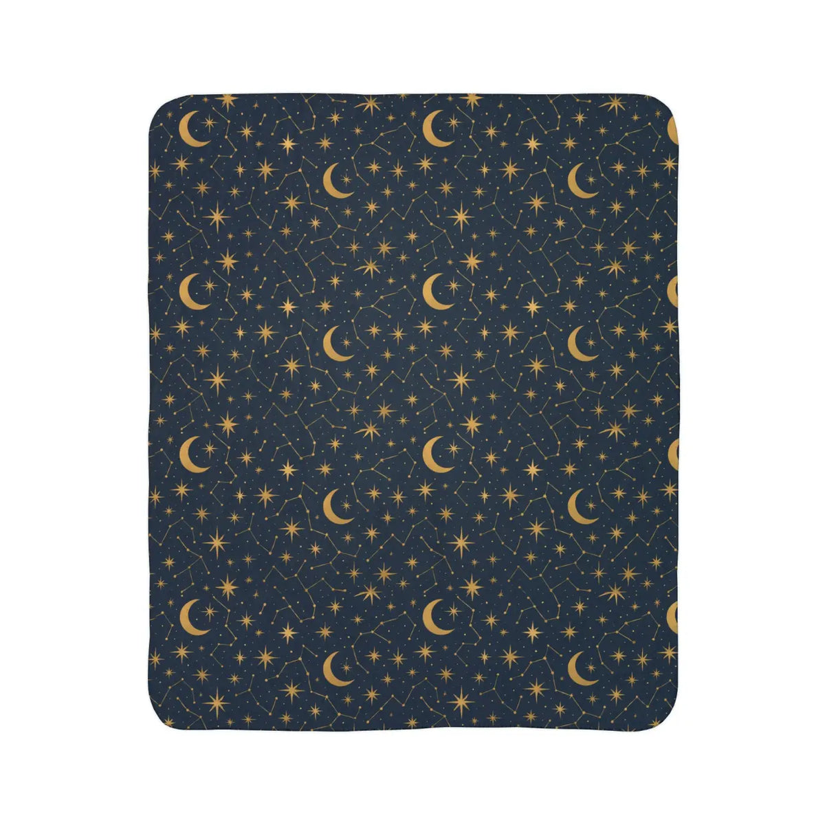 DipaliZ Celestial Sherpa Blanket Ultimate Warmth Fleece