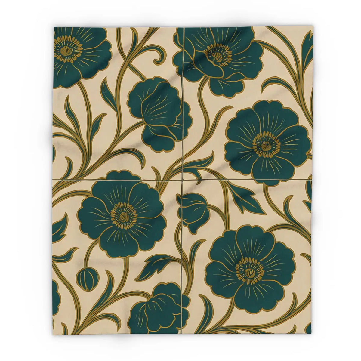 DipaliZ Floral Throw Blanket Arctic Fleece Softness