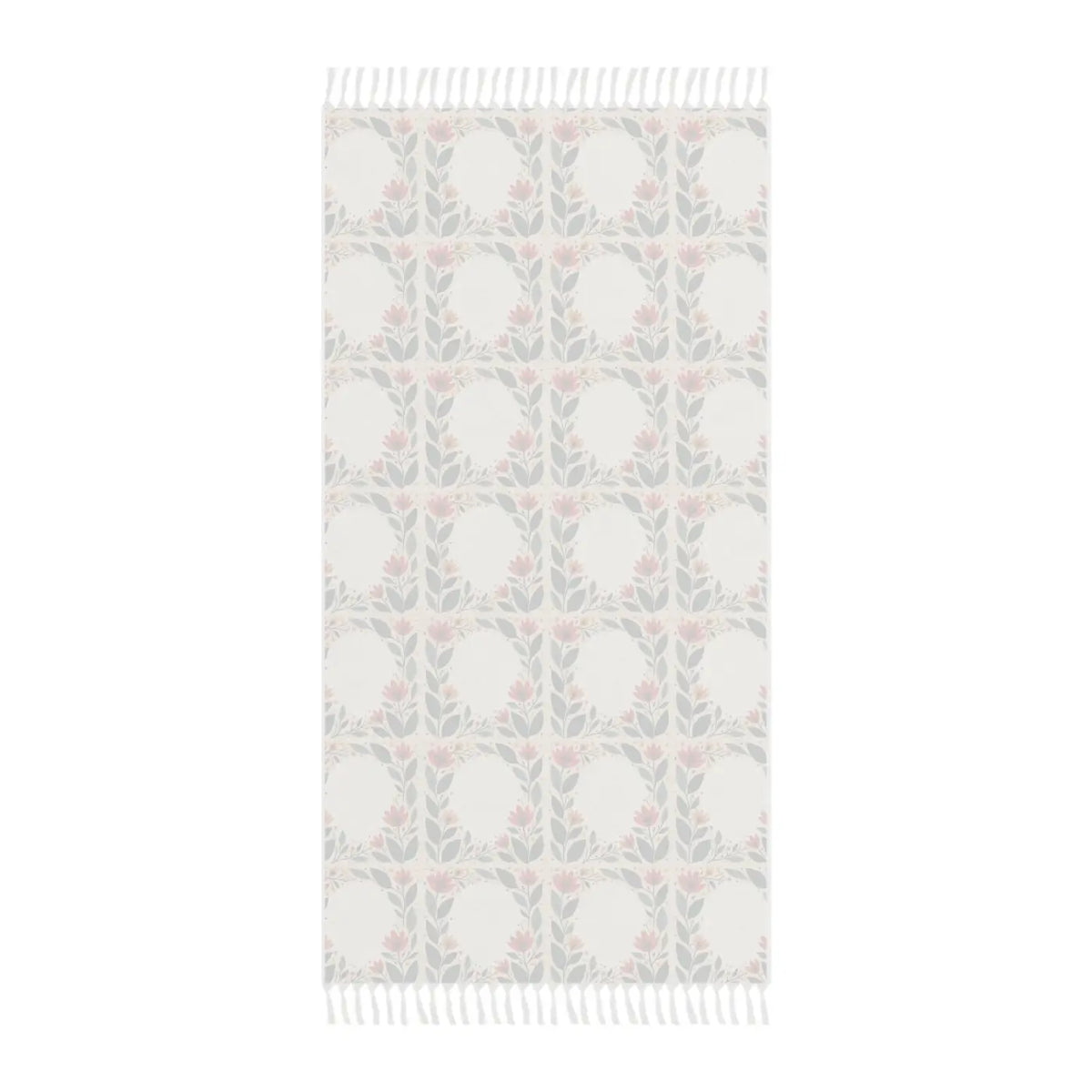 DipaliZ Boho Beach Blanket Vibrant Floral Pattern Large