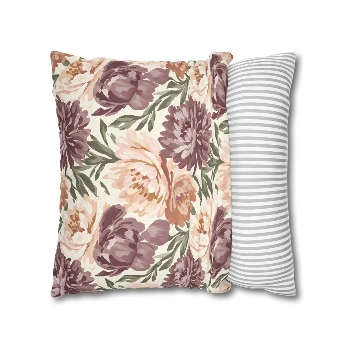 DipaliZ Floral Peony Pillowcase Spun Polyester 18x18