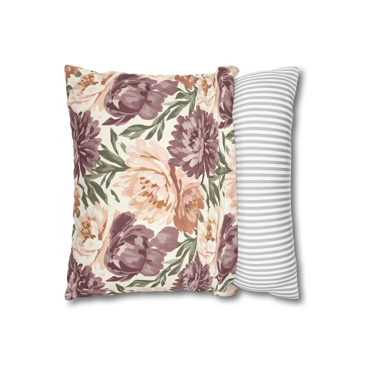 DipaliZ Floral Peony Pillowcase Spun Polyester 18x18