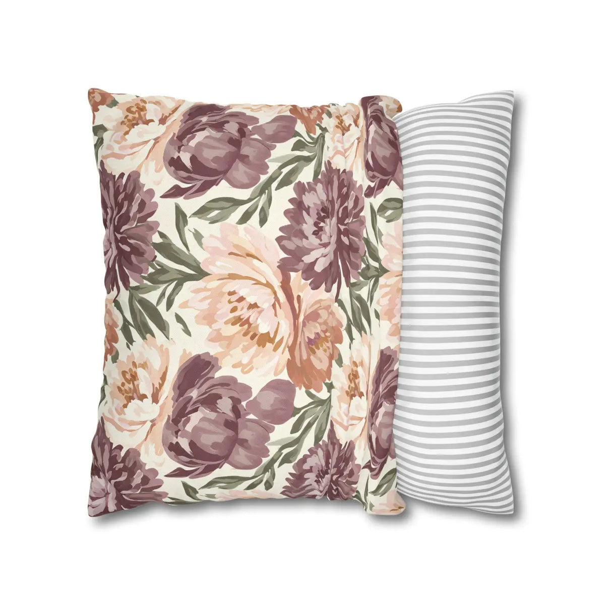 DipaliZ Floral Peony Pillowcase Spun Polyester 18x18