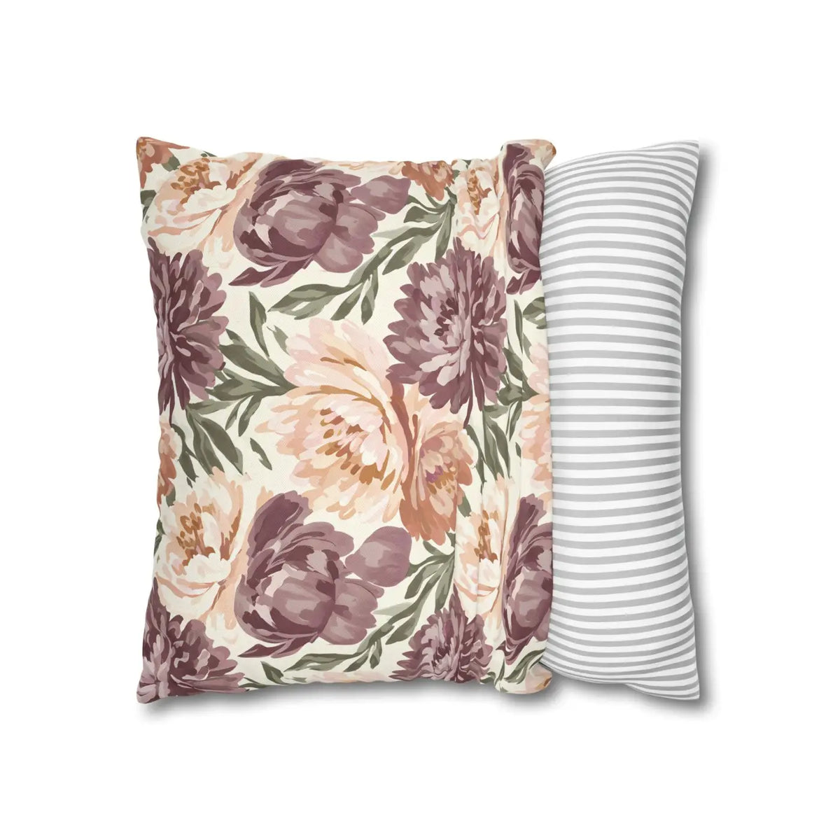 DipaliZ Floral Peony Pillowcase Spun Polyester 18x18