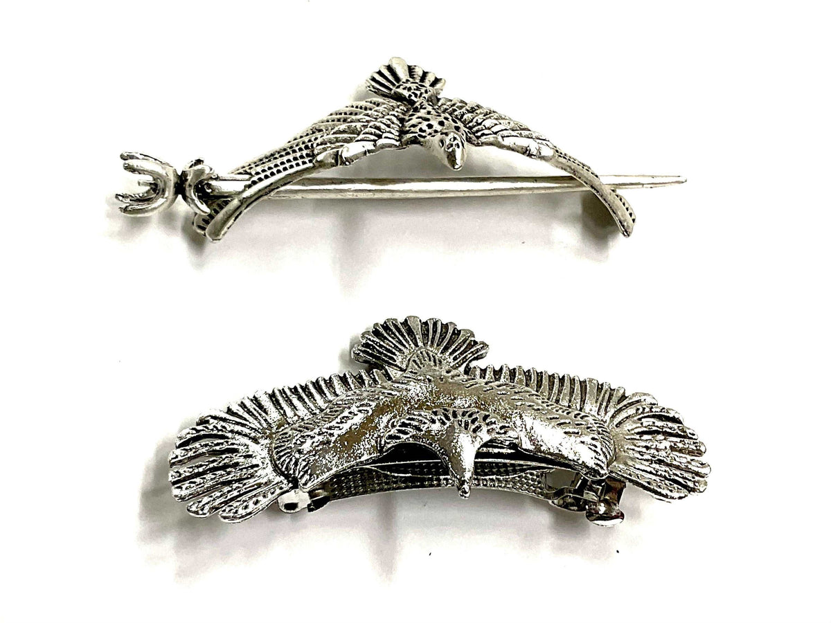 Eagle barrette pullback hairpin hairstyle clip hair accessories