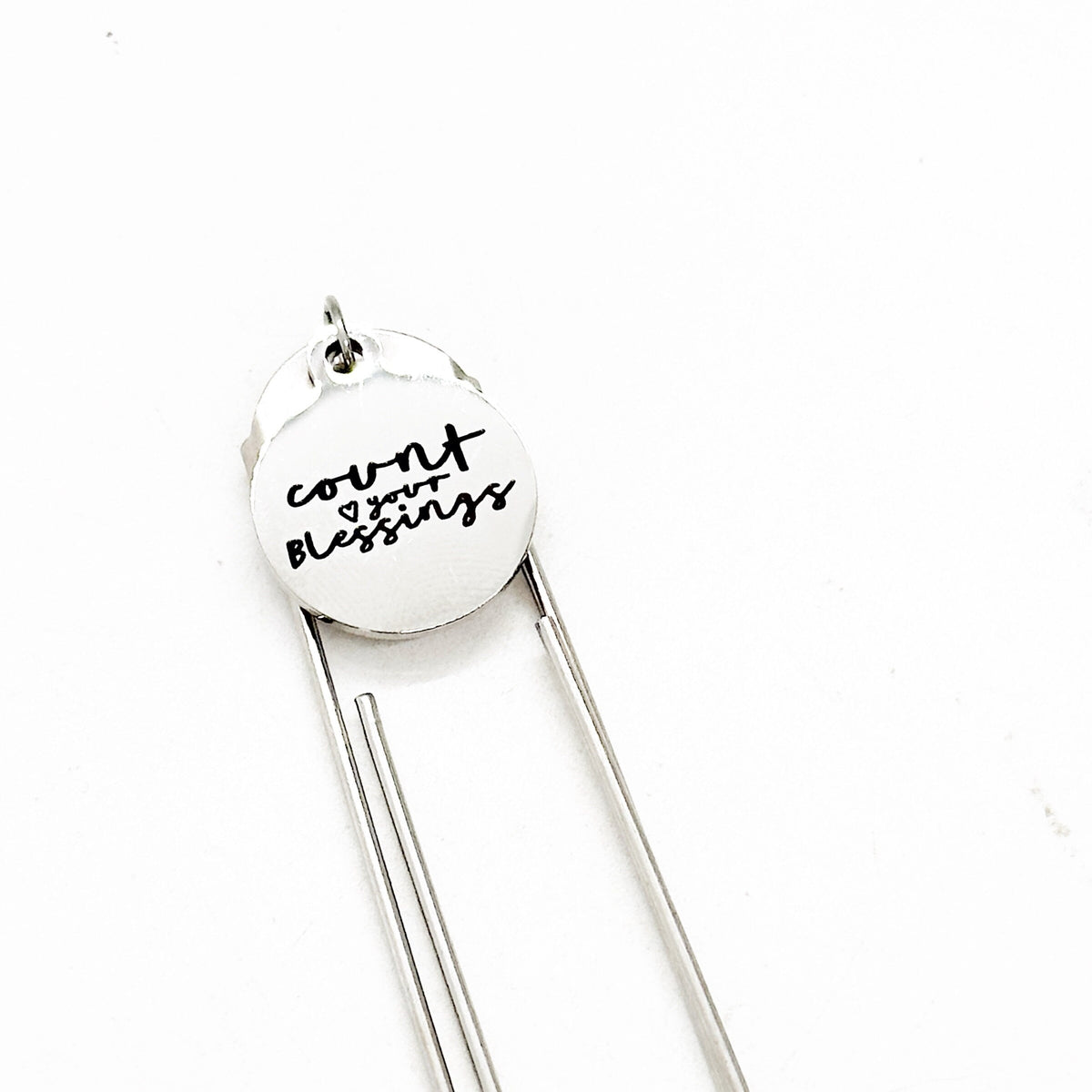 Count Your Blessings Charm Bookmark, I am Blessed, You Are Blessed, Blessings Bookmark, Bible Bookmark, Planner Bookmark, Faith Gift