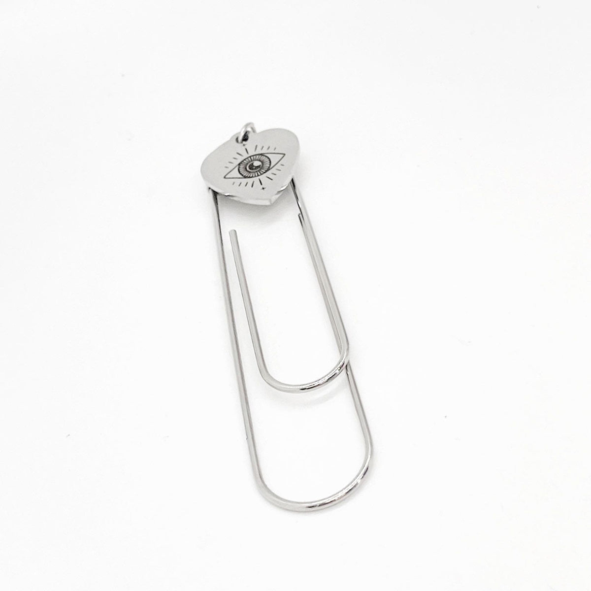 Celestial Eye Charm Paperclip Bookmark, Watchful Eye, Watching Over You,Gods Eye, Protection Gift, Gift For Her, Helix Nebula