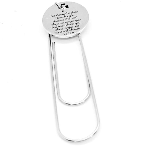 For I Know The Plans I Have For You Bookmark, Jeremiah 29 11 Bookmark, Christian Charm, Christian, God’s Plans For You, Bible Bookmark
