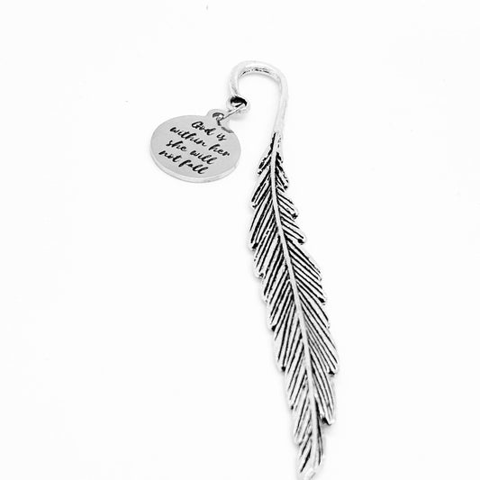 God Is Within Her She Will Not Fall Scripture Bookmark, Psalm 46 5, Bible Bookmark, Christian Woman, Faith Gift, Sister In Christ, Daughter