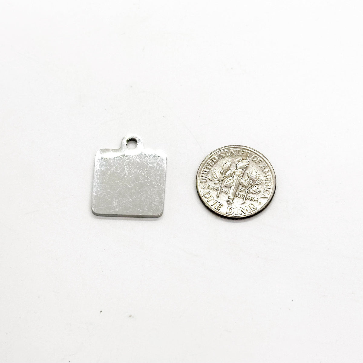 Walk In The Light Stainless Steel Engraved Clip On Charm Faith Inspired Keychain Gift