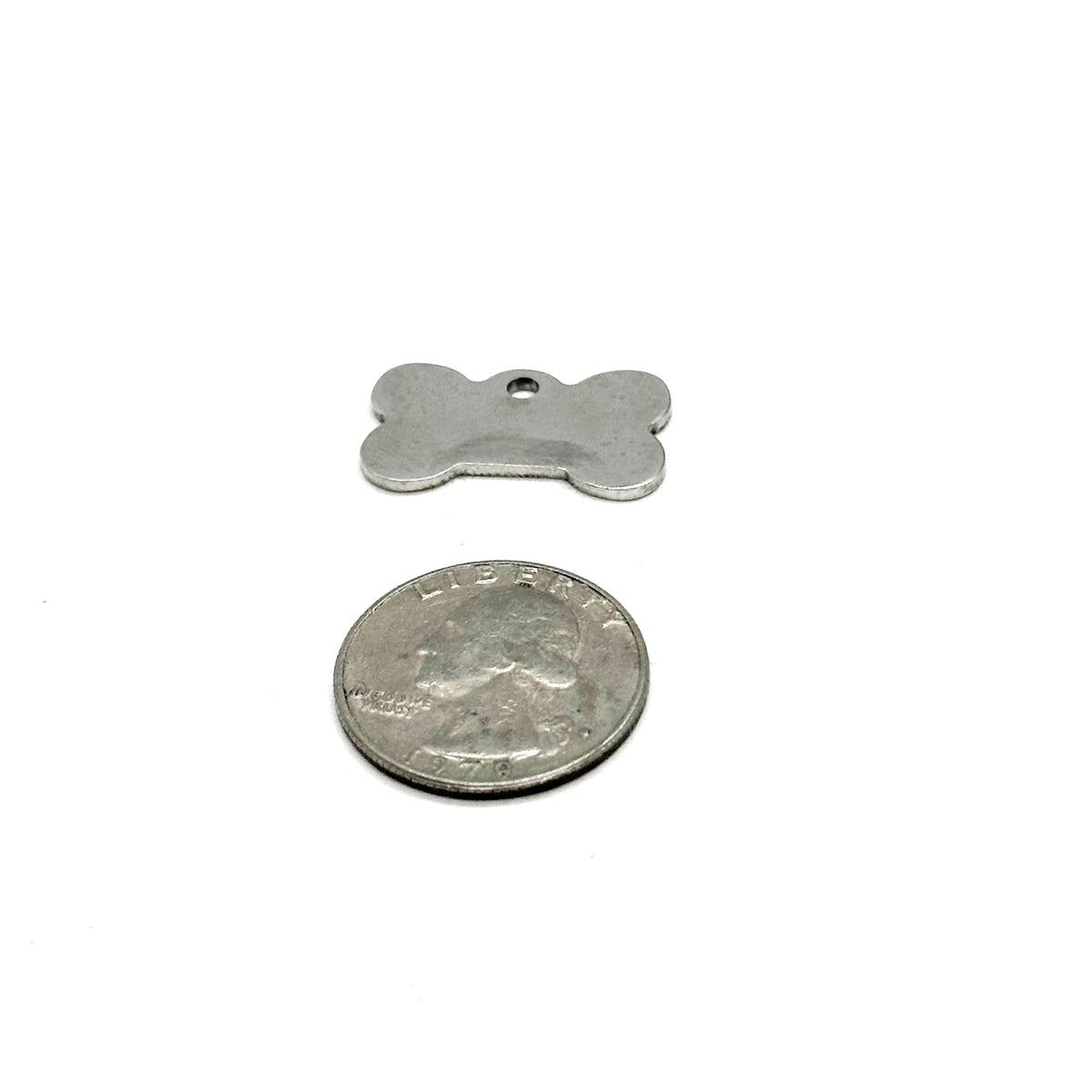 Woof Dog Bone Paperclip Bookmark Stainless Steel Charm Pet Lover Gift