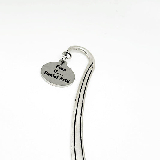Even If Daniel 3 18 Charm Bookmark Christian Scripture Shepherd Hook Bookmark Faith Bible Verse Gift