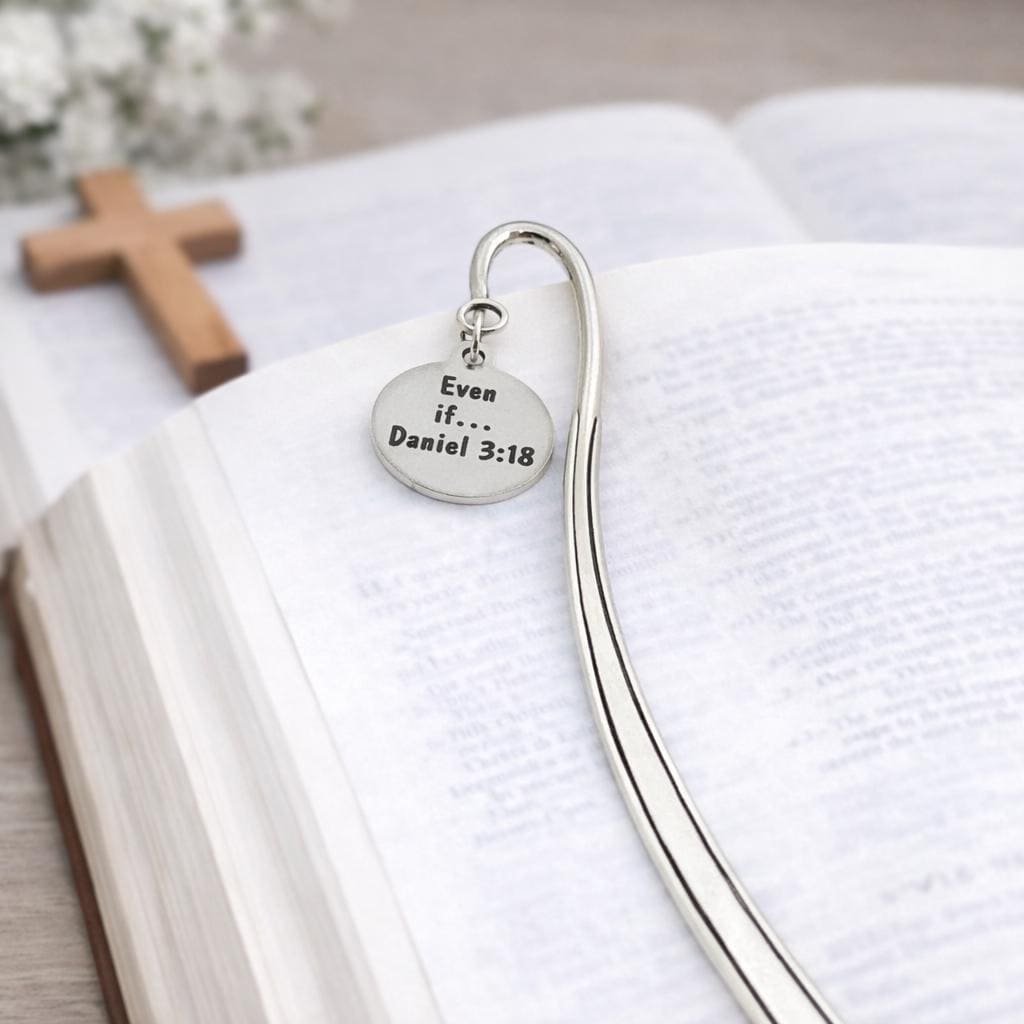 Even If Daniel 3 18 Charm Bookmark Christian Scripture Shepherd Hook Bookmark Faith Bible Verse Gift