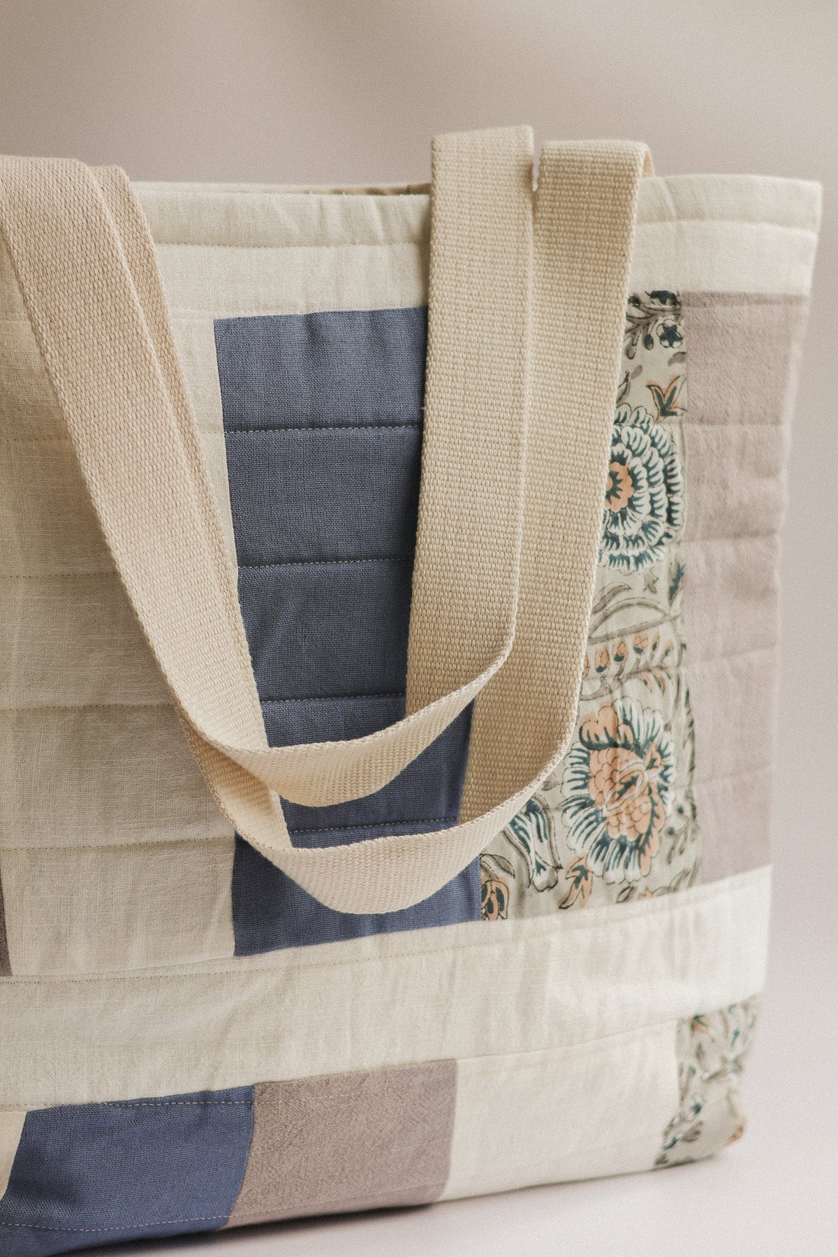 Upcycled Quilted Patchwork Tote Bags
