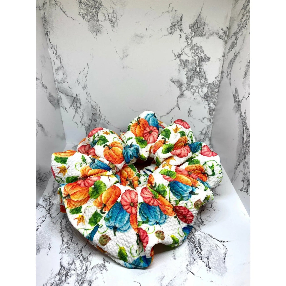 Pumpkin Patch Fall Bullet Scrunchie