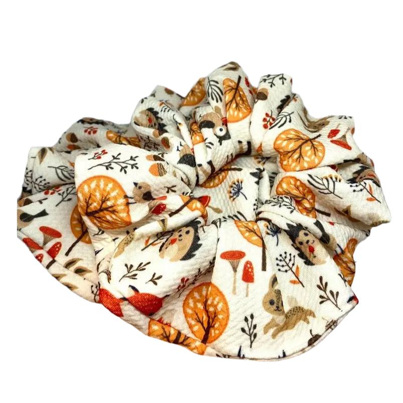 Fall Animals Bullet Scrunchie
