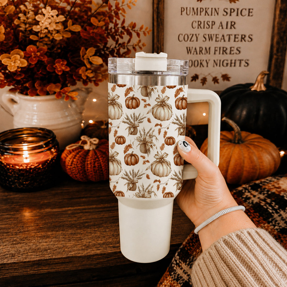 Rustic Pumpkins 40oz