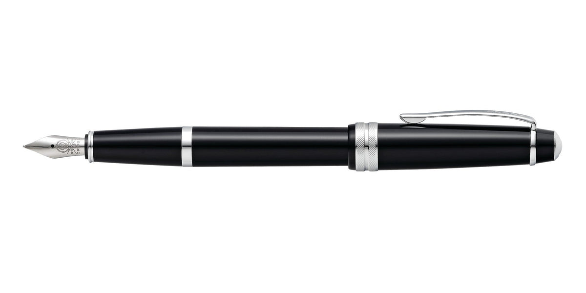 Bailey Light™ Polished Black Resin Extra-Fine Nib Fountain Pen