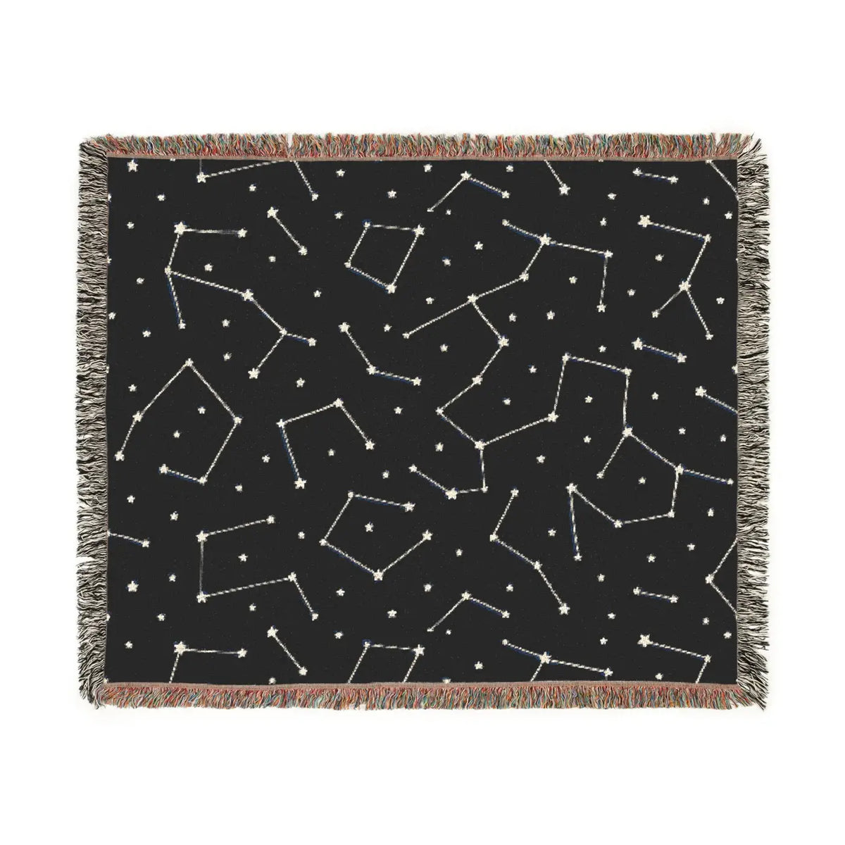 DipaliZ Starry Night Woven Blanket – Cotton Night Sky Blanket