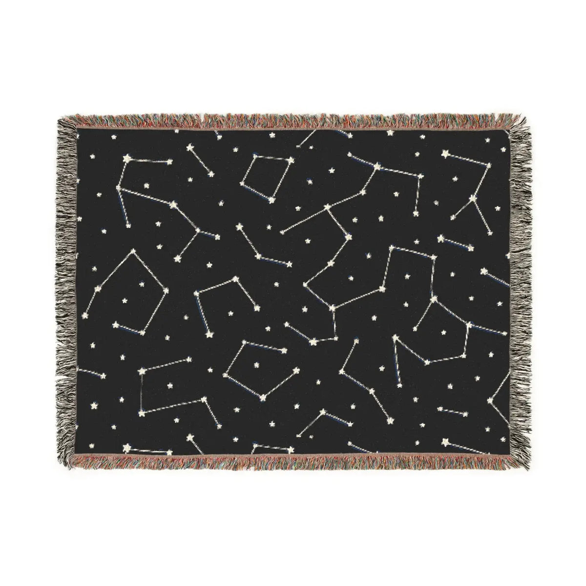 DipaliZ Starry Night Woven Blanket – Cotton Night Sky Blanket