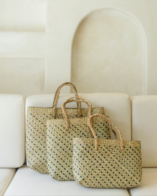 Cove Rattan Beach Tote Bag