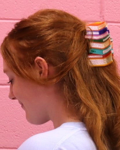 Book Stack Hair Claw