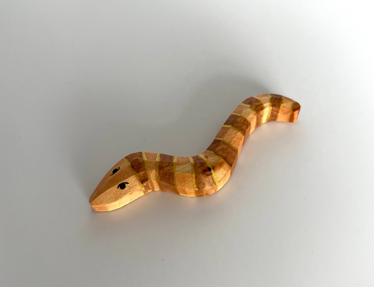 Wooden Snake Toy