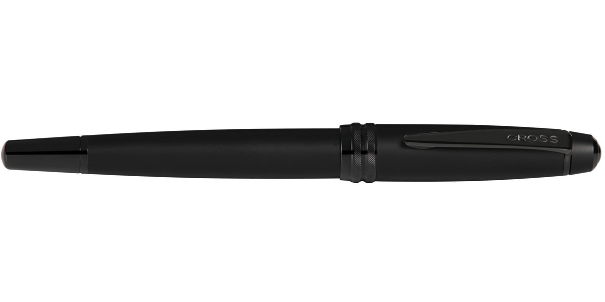 Bailey™ Matte Black Lacquer Stainless Steel Fine Nib Fountain Pen